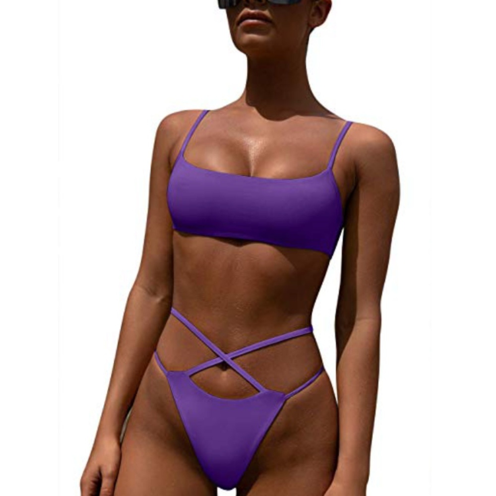 ELSIE High Waist High Cut Bikini - Picture 4 of 8